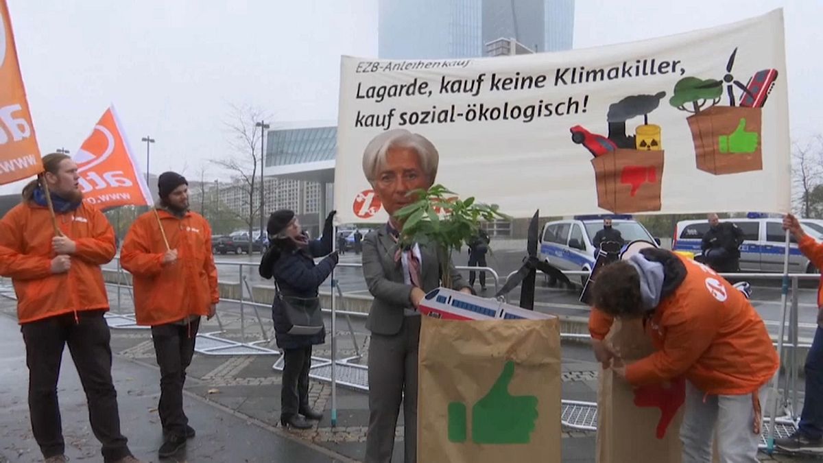 Attac & Co.: Protest gegen EZB und Lagarde