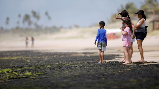 Petroleiro grego responsável por manchas de petróleo nas praias do nordeste Petroleiro grego responsável por manchas de petróleo nas praias do nordeste