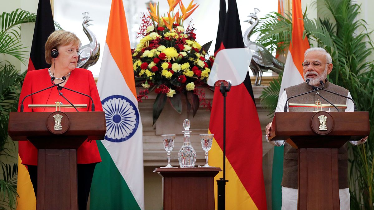 Angela Merkel en Inde pour resserrer les liens