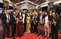 56. Antalya Altın Portakal Film Festivali - Bozkır film ekibi - Anadolu Ajansı