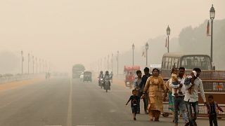 Delhi closes schools, distributes masks as air pollution reaches severe levels