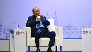 Malezya Başbakanı Mahathir Muhammed, ASEAN zirvesinde ( Bernama - Anadolu Ajansı )