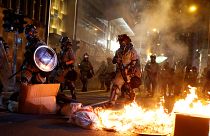 Xinhua offices burned as Hong Kong protests enter 22nd week