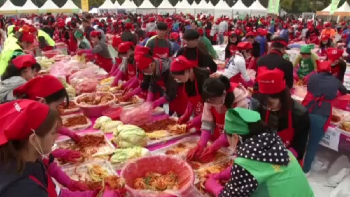 Seoul: 65 Tonnen Kimchi in zwei Tagen