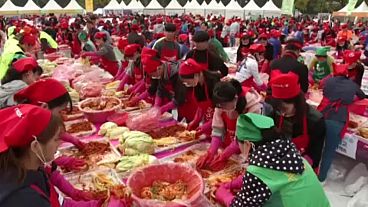South Korea celebrates its national food at Seoul Kimchi Festival 