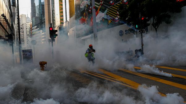 Nuevos disturbios violentos en Hong Kong Nuevos disturbios violentos en Hong Kong