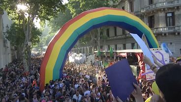 شاهد: مسيرة فخر المثليين في الأرجنتين تدعو لمحاربة العنف والكراهية 