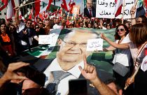 Thousands rally in support of Lebanese president Michel Aoun