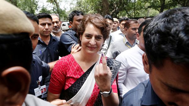 Hindistan Milli Kongresi Partisi Genel Sekreteri Priyanka Gandhi Vadra Hindistan Milli Kongresi Partisi Genel Sekreteri Priyanka Gandhi Vadra