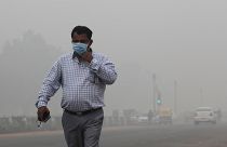 Capital indiana imersa em nuvem de poluição