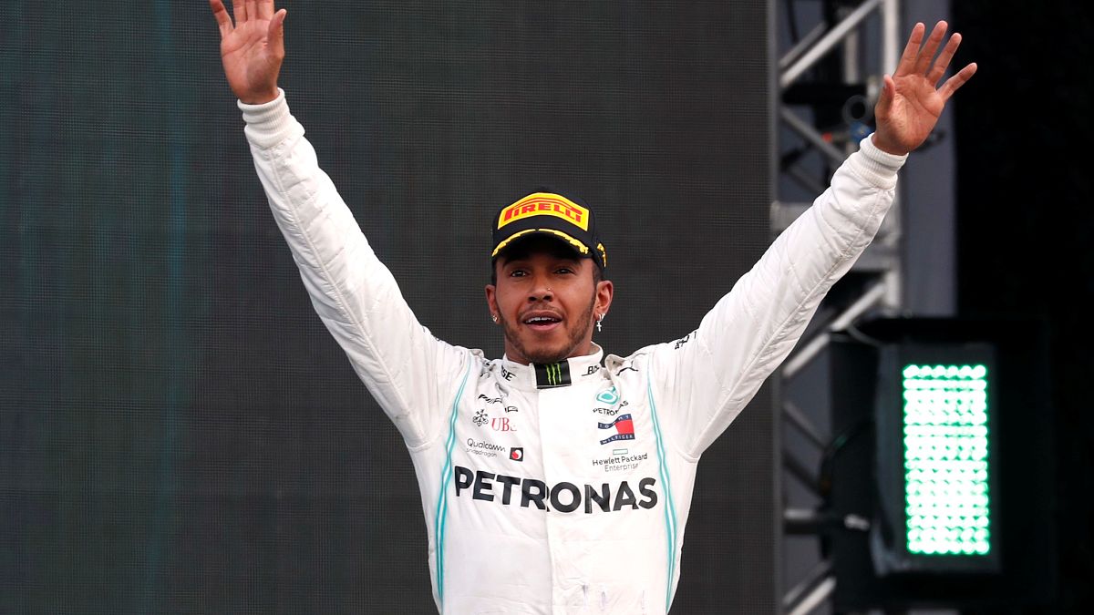 Lewis Hamilton  campione del mondo di Formula 1 per la sesta volta
