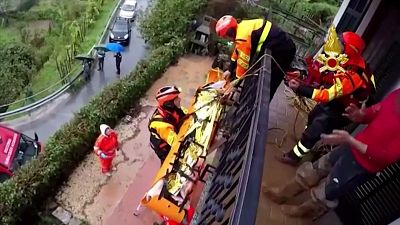 شاهد: عمليات إجلاء إثر فيضانات تضرب إيطاليا