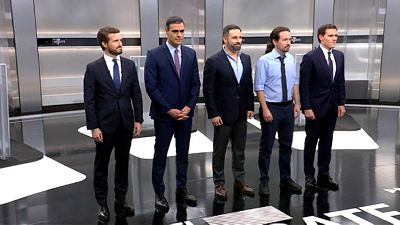 TV-Debatte vor der Wahl: Katalonien-Konflikt im Mittelpunkt