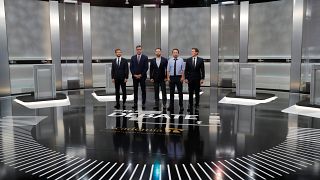 Main candidates for Spanish general elections attend a televised debate ahead of general elections in Madrid