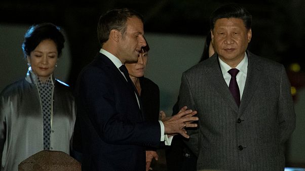 Макрон и Си защищают Парижское соглашение Макрон и Си защищают Парижское соглашение