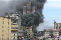 Fire engulfs market in Nigeria's commercial capital Lagos