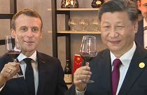 La dégustation de vin de Macron et Xi Jiping