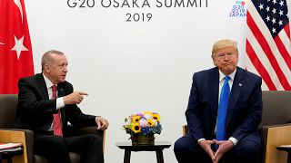 A két politikus az oszakai G20 csúcson