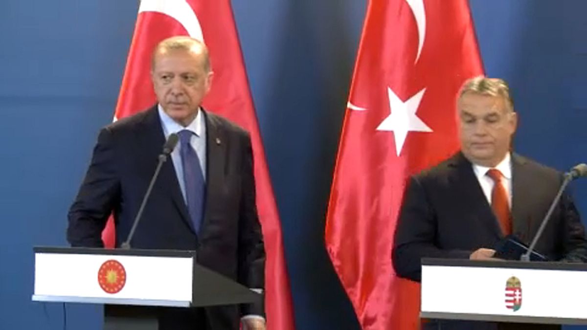 Erdogan besucht Budapest: Er wird von einem Freund empfangen