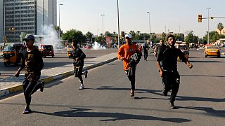 درگیری معترضان با نیروهای امنیتی در عراق