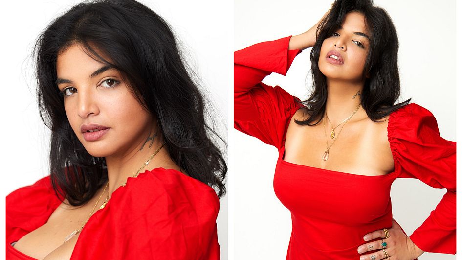 Model Emma Breschi opts for second-hand clothes at #LoveNotLandfill