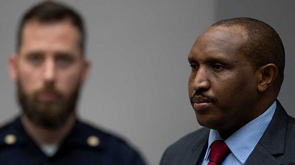 Bosco Ntaganda, devant la Cour pénale internationale à La Haye, le 7 novembre 2019 Bosco Ntaganda, devant la Cour pénale internationale à La Haye, le 7 novembre 2019