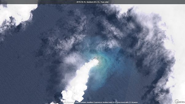 The volcanic erupton took place in the Pacific's 'Ring of Fire' The volcanic erupton took place in the Pacific's 'Ring of Fire'