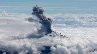 منظر جوي لبركان بوبوكاتبتبيل 18 أكتوبر 2019