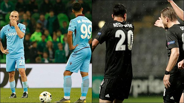 Beşiktaş ile Trabzonspor UEFA Avrupa Ligi'nden elendi; Başakşehir grup lideri oldu Beşiktaş ile Trabzonspor UEFA Avrupa Ligi'nden elendi; Başakşehir grup lideri oldu