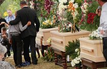 Entre colère et douleur, funérailles mormones au Mexique