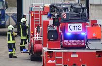 Tűzoltók a helyszínen