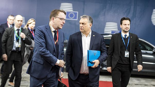 Várhelyi Olivér és Orbán Viktor 2018 március 23-án Várhelyi Olivér és Orbán Viktor 2018 március 23-án