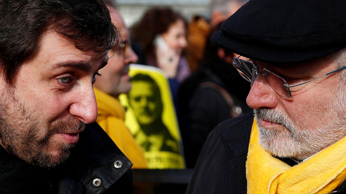 بازداشت و آزادی مشروط دو رهبر کاتالونیا در بلژیک 