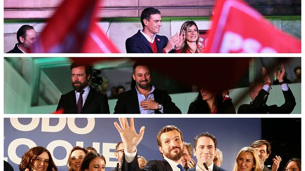 Die Chefs von VOX und PP jubeln - doch stärkste Kraft bleiben Sanchez' Sozialisten Die Chefs von VOX und PP jubeln - doch stärkste Kraft bleiben Sanchez' Sozialisten