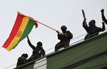 Rendőrlázadások Bolíviában