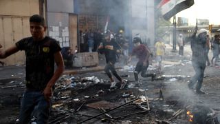 Las violentas protestas no cesan en las calles de Irak