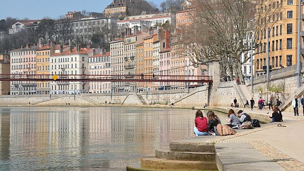 Fransa'nın Lyon kenti Fransa'nın Lyon kenti