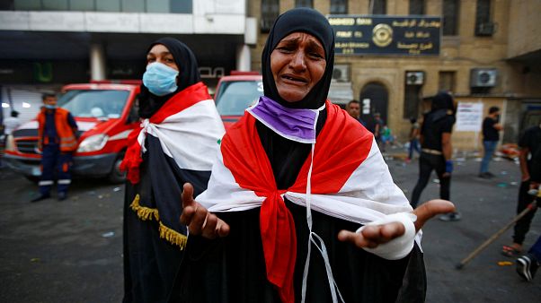 متظاهرة في بغداد متظاهرة في بغداد