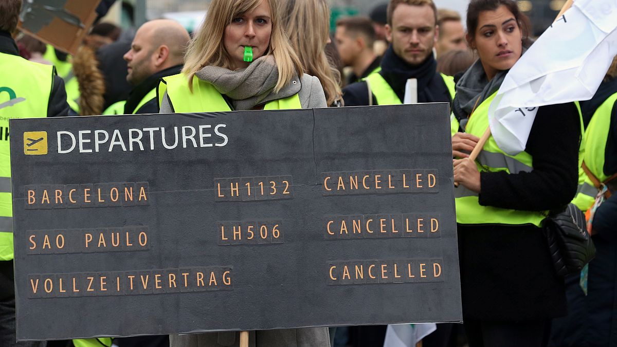 Немецкие профсоюзы грозят Lufthansa