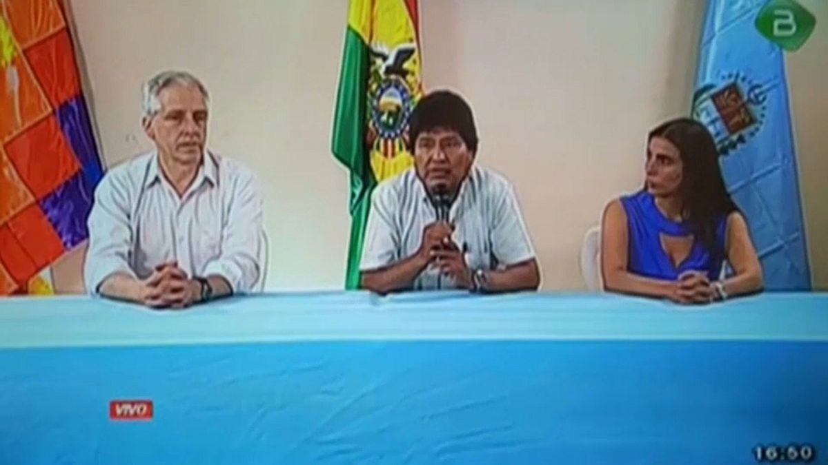 Evo Morales acepta la oferta de asilo ofrecida por México