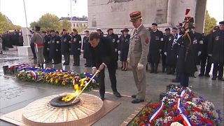 Homenaje a los caídos en los diferentes conflictos bélicos en el 11N