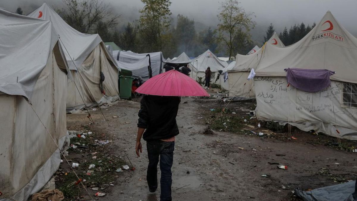 Unter den Migranten in Bosnien sind viele Familien mit Kindern