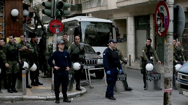 Αστυνομικοί συμμετέχουν σε επιχείρηση εκκένωσης κατάληψης κτηρίου στον οδό Μπουμπουλίνας 42 στα Εξάρχεια , Τρίτη 12 Νοεμβρίου 2019. ΑΠΕ-ΜΠΕ/ΑΠΕ-ΜΠΕ/Παντελής Σαίτας Αστυνομικοί συμμετέχουν σε επιχείρηση εκκένωσης κατάληψης κτηρίου στον οδό Μπουμπουλίνας 42 στα Εξάρχεια , Τρίτη 12 Νοεμβρίου 2019. ΑΠΕ-ΜΠΕ/ΑΠΕ-ΜΠΕ/Παντελής Σαίτας