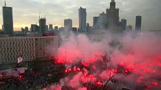 Tízezrek a lengyel függetlenség menetén