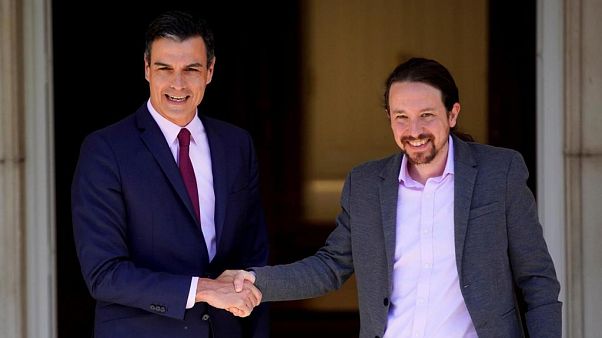 Pedro Sanchez ve Pablo Iglesias Pedro Sanchez ve Pablo Iglesias