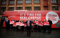 İşçi Partisi lideri Jeremy Corbyn ve seçim kampanyası ekibi