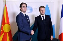Συνάντηση πρόεδρων Γαλλίας - Βόρειας Μακεδονίας