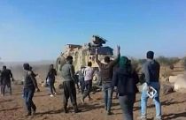 نیروهای گشتی ترکیه در کوبانی به سوی معترضان کُرد آتش گشودند