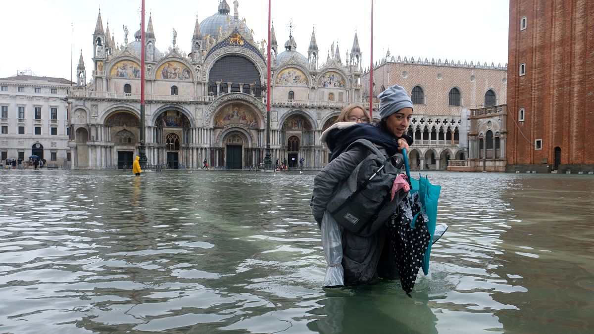 Une marée historique a inondé Venise