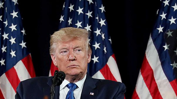 Le président des Etats-Unis, Donald Trump, à Atlanta en Georgia, le 8 novembre 2019. Le président des Etats-Unis, Donald Trump, à Atlanta en Georgia, le 8 novembre 2019.